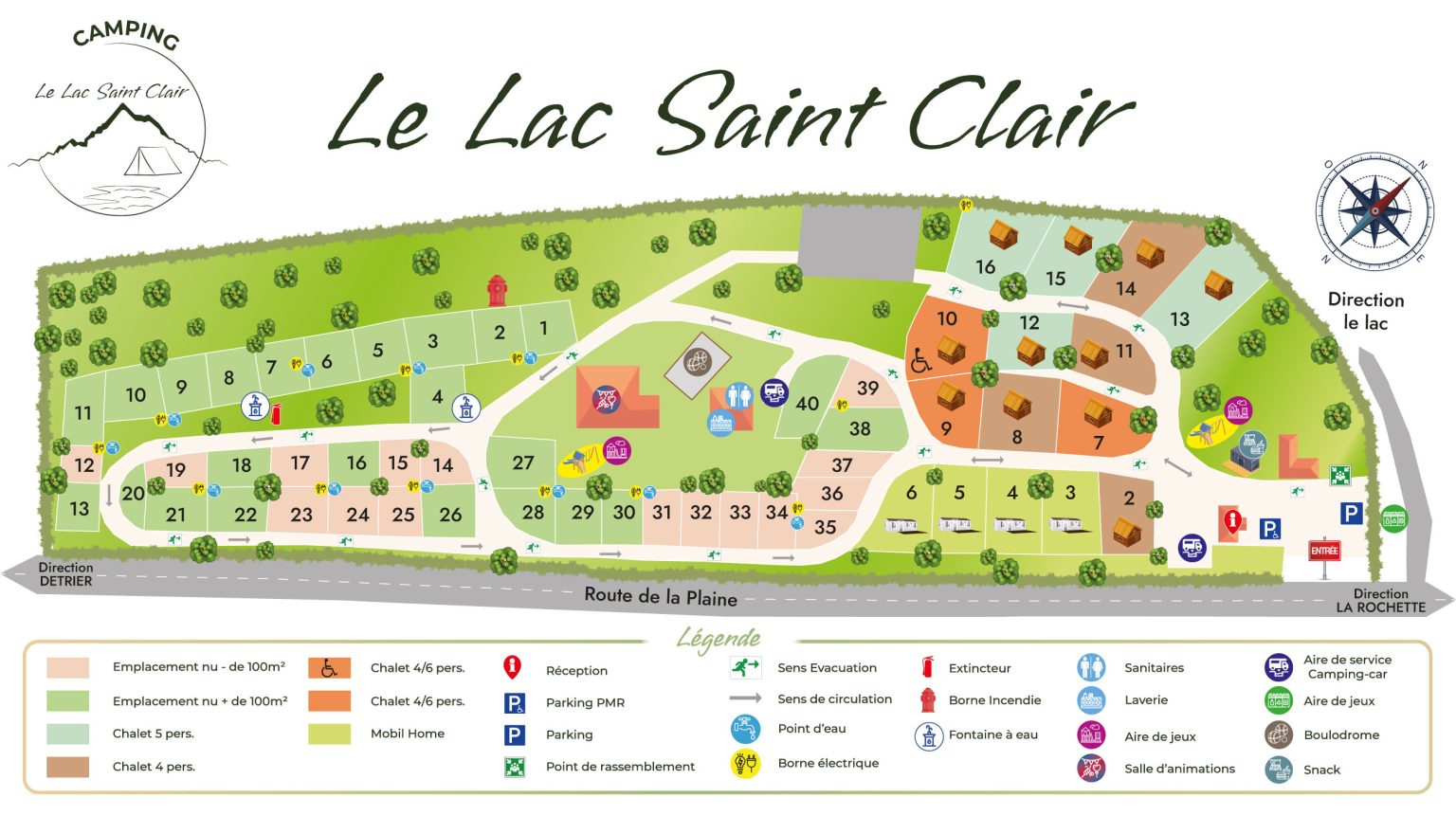 emplacement camping chambery